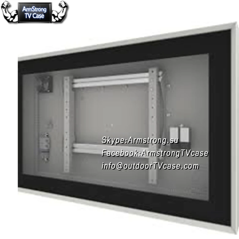 
ARMS1041OTE wholesale secure TV enclosure Outdoor Waterproof weatherproof advertising tv enclosure 