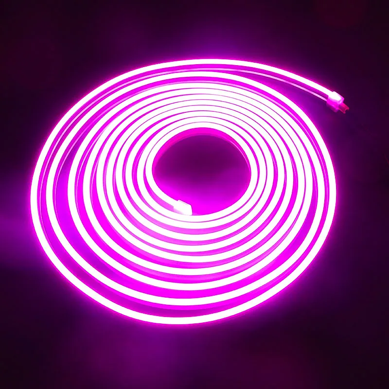 24 В светодиодная силиконовая неоновая лента RGB IP67 водонепроницаемая гибкая