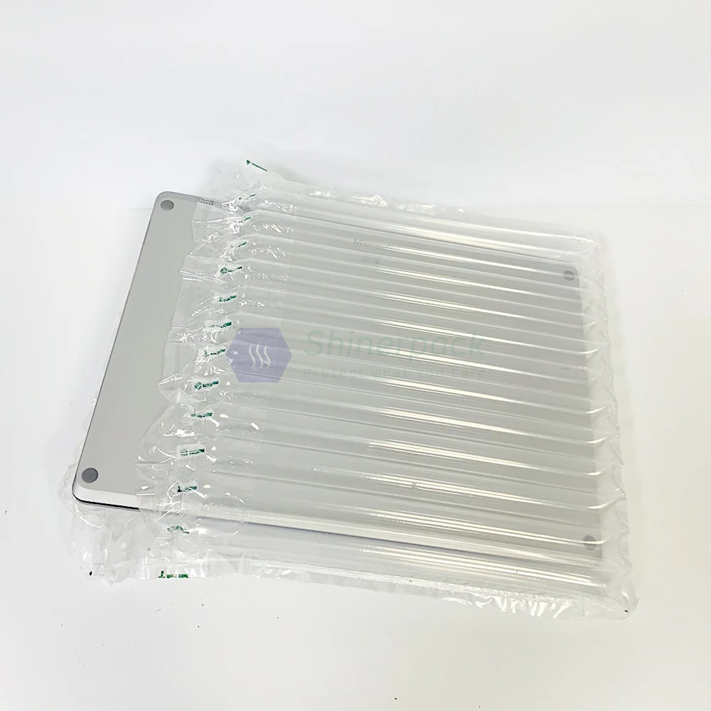Custom Air Filled Bubble Cushion Roll Eco Friendly Protective Air Column Packaging For Laptop Pad Lcd Sreen
