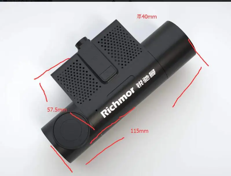 Richmor новая версия 4G линза дуэли 1080p видеорегистратор Автомобильный с GPS-отслеживанием