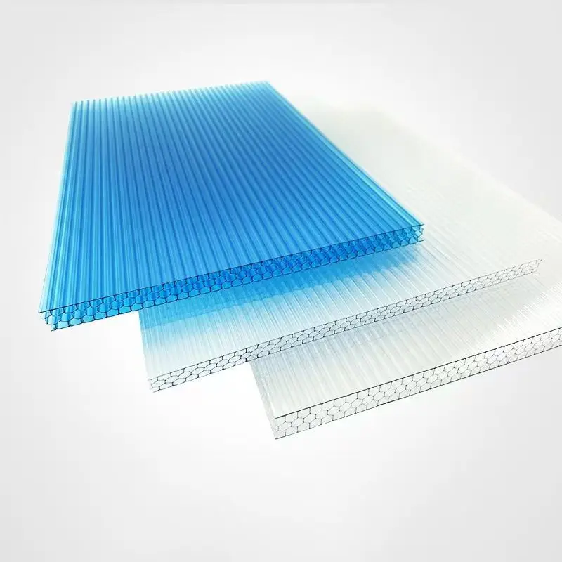 Manufacturer polycarbonate sunshine skylight sheet polycarbonate hollow sheet for car parking shade