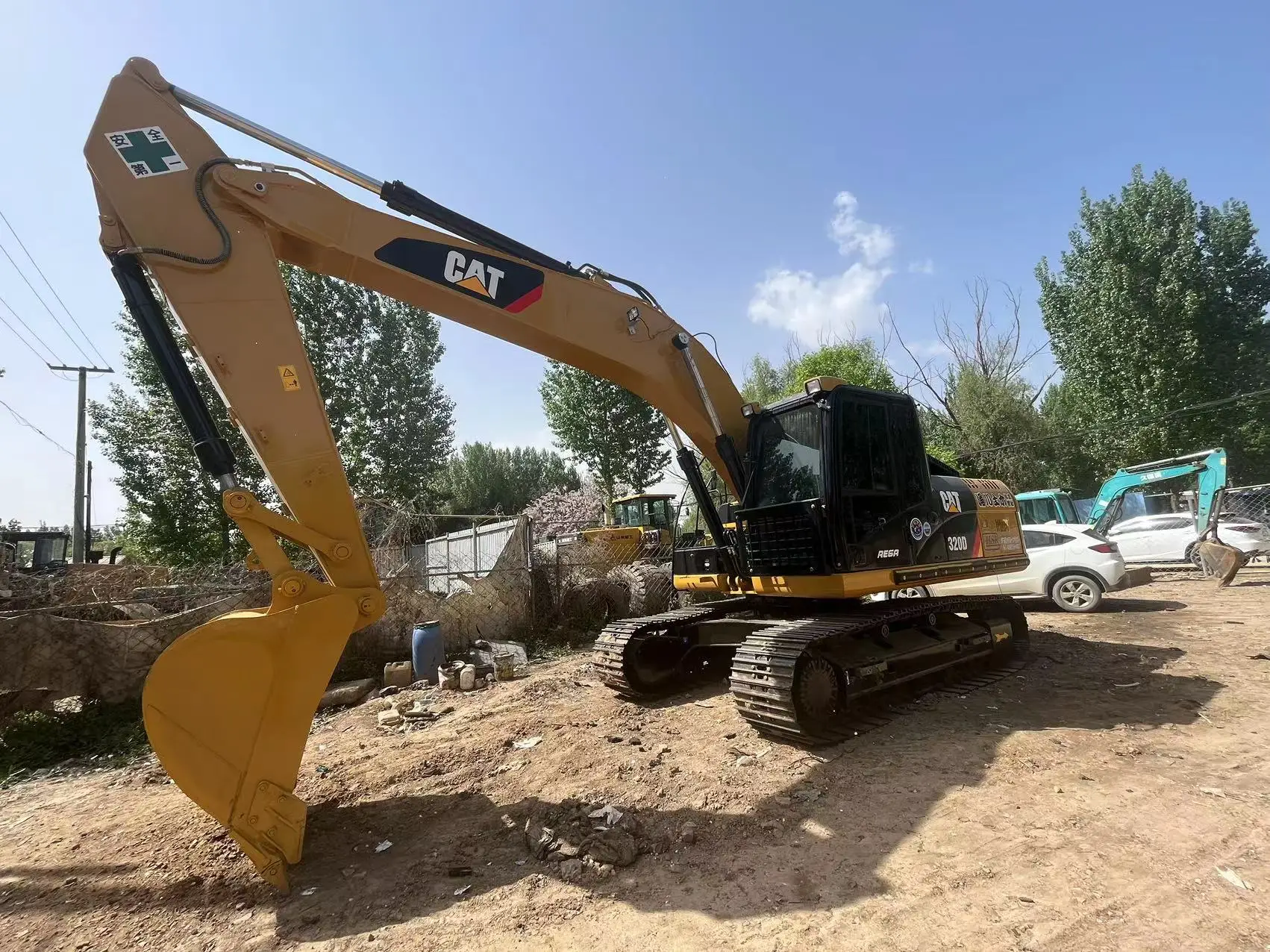 Used Caterpillar 320D Excavator Used Earthmoving Machines Excavator Factory Directly Supply Good Performance