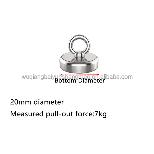 Wholesale high-strength circular strong fishing ring magnets, neodymium iron boron magnets