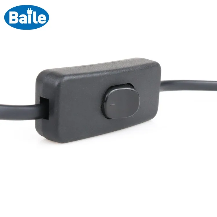 UK BS salt lamp cord set E14 303 on and off dimmer switch pendant lamp cord