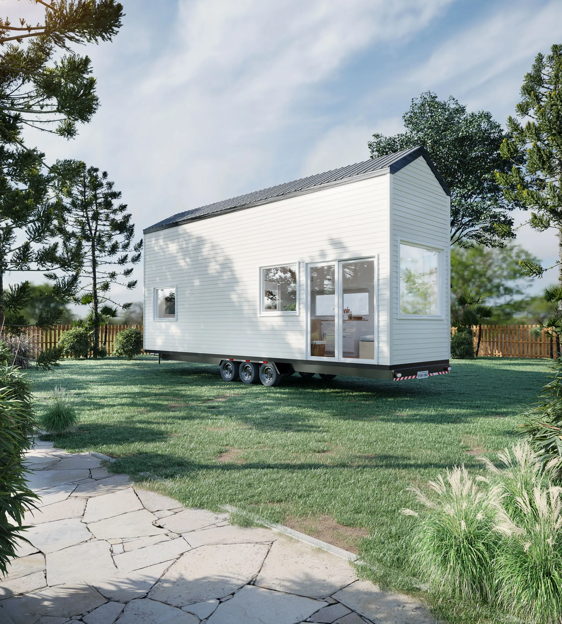 Mobile home made in China in simple modern style  Mobile house