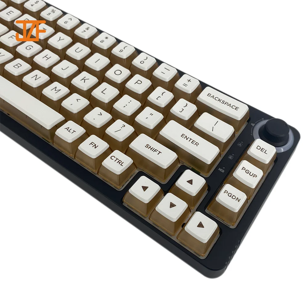 Shenzhen Factory Custom XDA 60% 80% Gaming Double Shot Keycaps Mechanical Keyboard Pbt Cherry Profile Pudding Keycaps