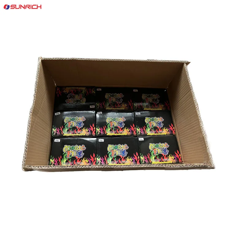 Sunrich Wholesale Magic Fire Package Indoor And Outdoor Colorful Fire Mystical Color Party Supplies Frame Magic Fire