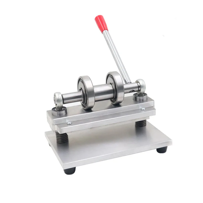 Leather Press Manual Die Cutting Machine Hand Press Cutter Tool Feeding Width15cm for Leather Work DIY Stamping Cutter Pattern