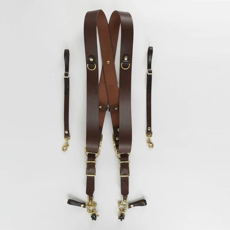 Ремешок для камеры из натуральной кожи с двойным плечом модный ремешок кожей