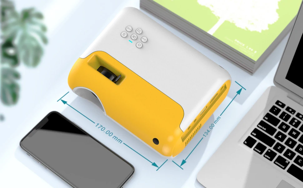  Salange P80 кинопроектор телефон на домашнем кинотеатре используя Светодиодный прожектор фотографий поддерживает 1080P TV Stick 4k мини-проектор мобильного телефона