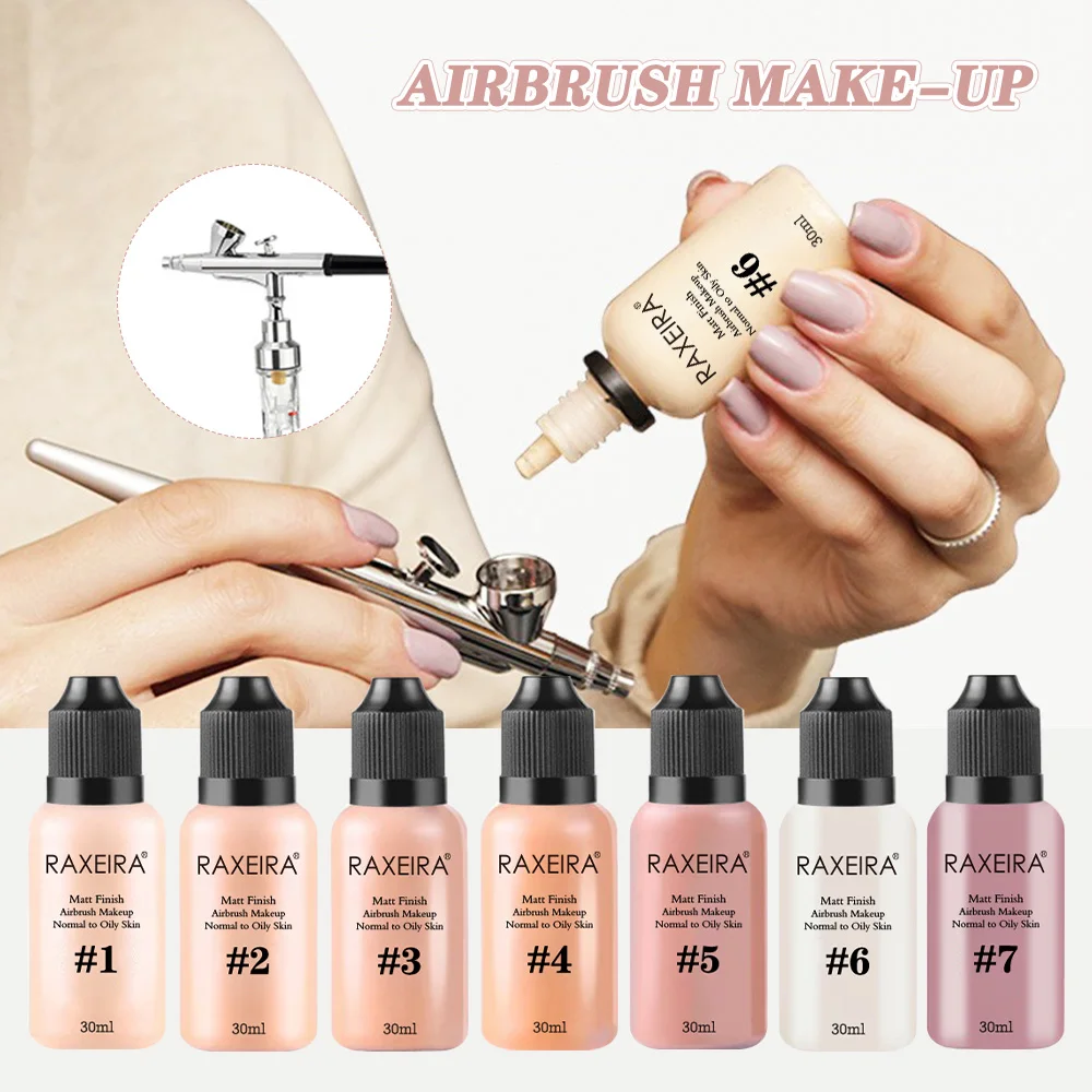 Normal to Oily Tan/dark Olive Skin Water-based Matte Finish Airbrush Makeup Foundation