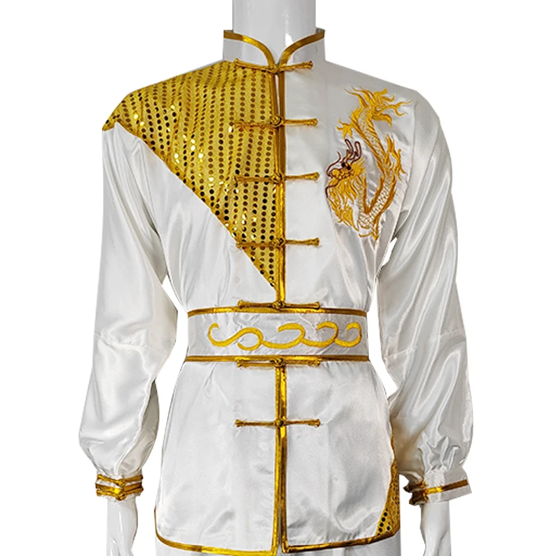 Dragon Wushu Uniform Chanquan Wushu Clothes Uniforme De Kung-Fu Sequin Exercise Comfortable Wushu Suit