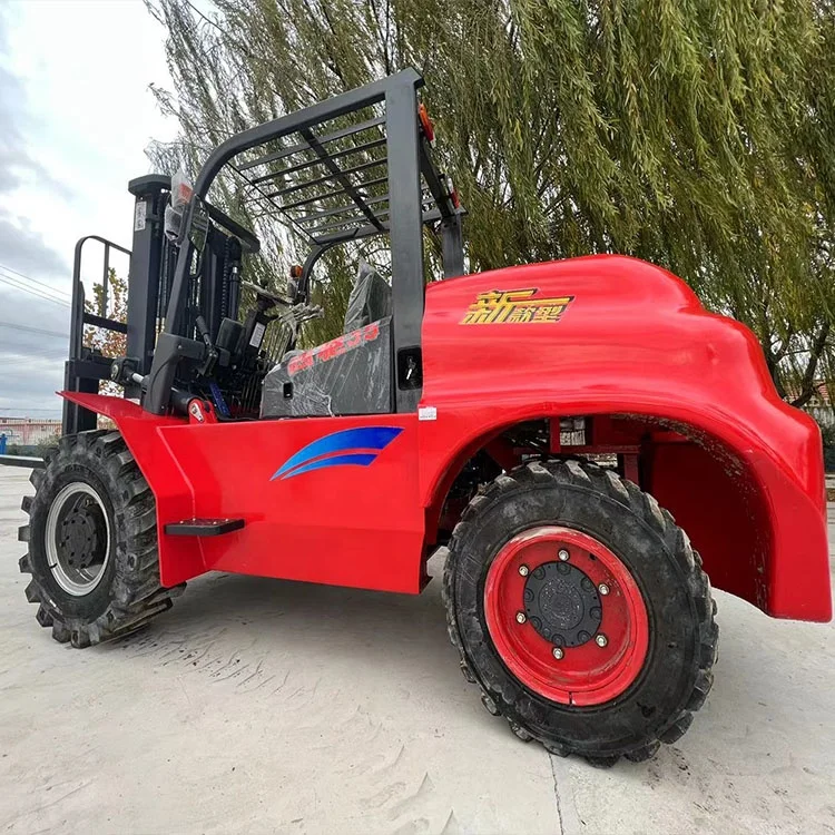 New All Terrain Manual Forklift Price 4x4 Telescopic Forklifts Electric Fork Lift Off-Road Forklift 5 Ton Diesel