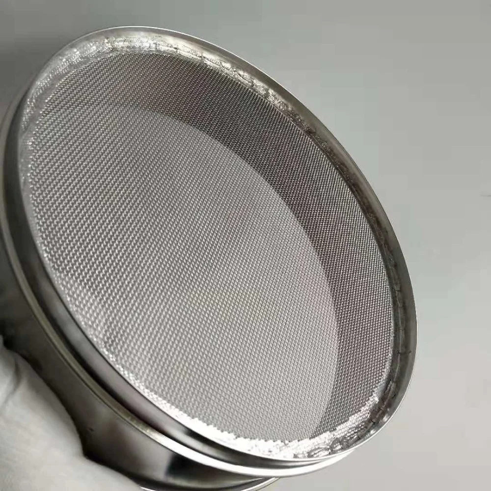 20/25/50/100/200/500 Micron Stainless Steel Mesh Testing Sieves