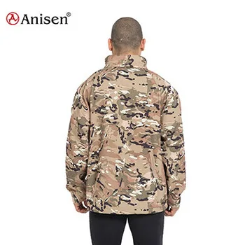 2021 оптовая продажа теплая камуфляжная одежда на заказ Водонепроницаемая камуфляжная охотничья куртка с флисовой подкладкой для мужчин