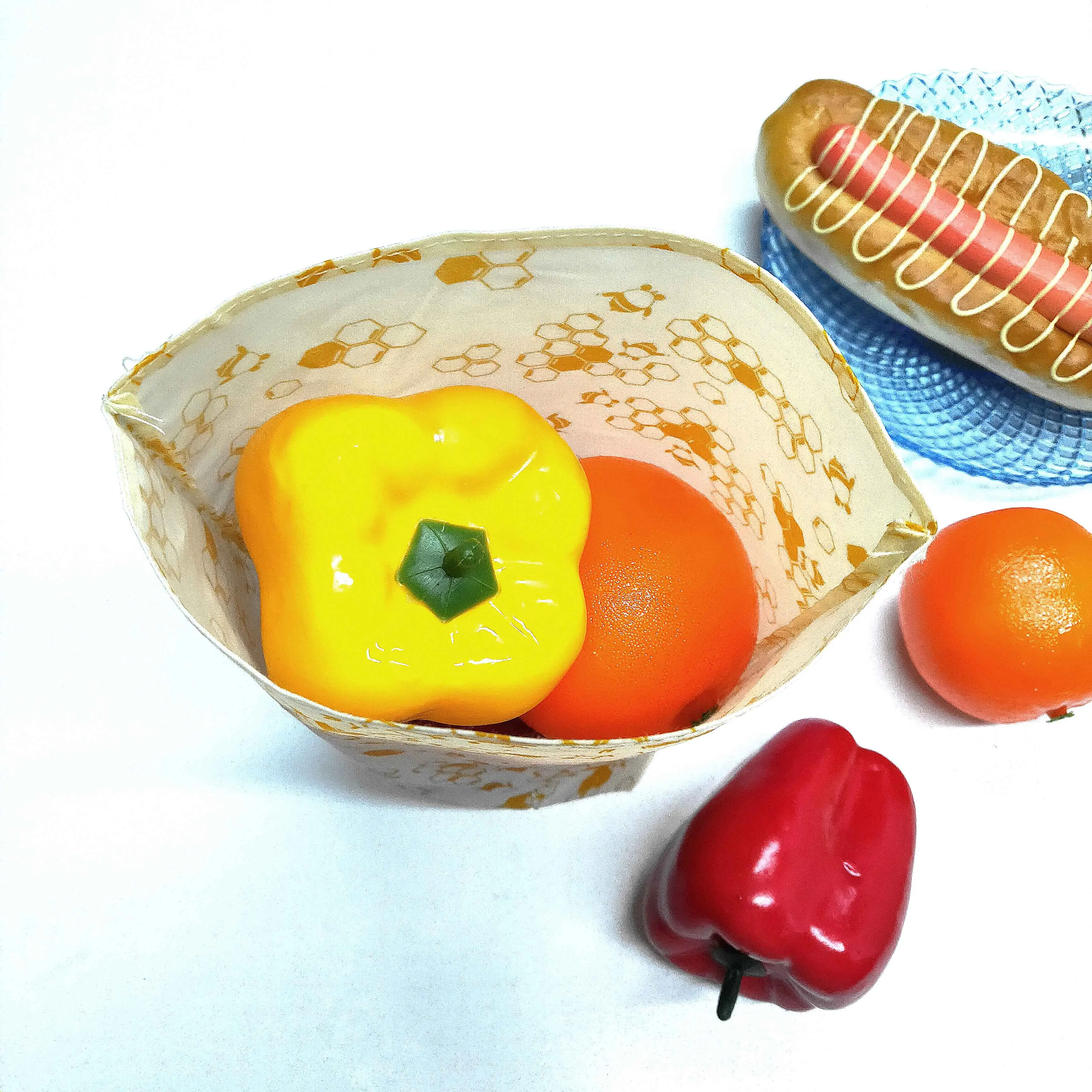  Экологически чистые многоразовые продуктовые пакеты оберточный рулон пчелиного воска ткань