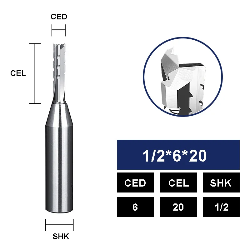 Explosive TCT triple-edged double-edged composite spiral straight groove cutter gold nano-coated  milling cutter