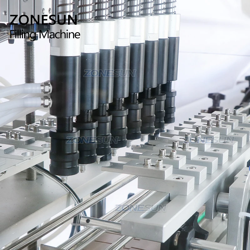 ZONESUN ZS-VTZL8A Automatic Eye Drops Cosmetic Soda Water Beverage Filler Fragrance Vacuum Liquid Bottle Perfume Filling Machine