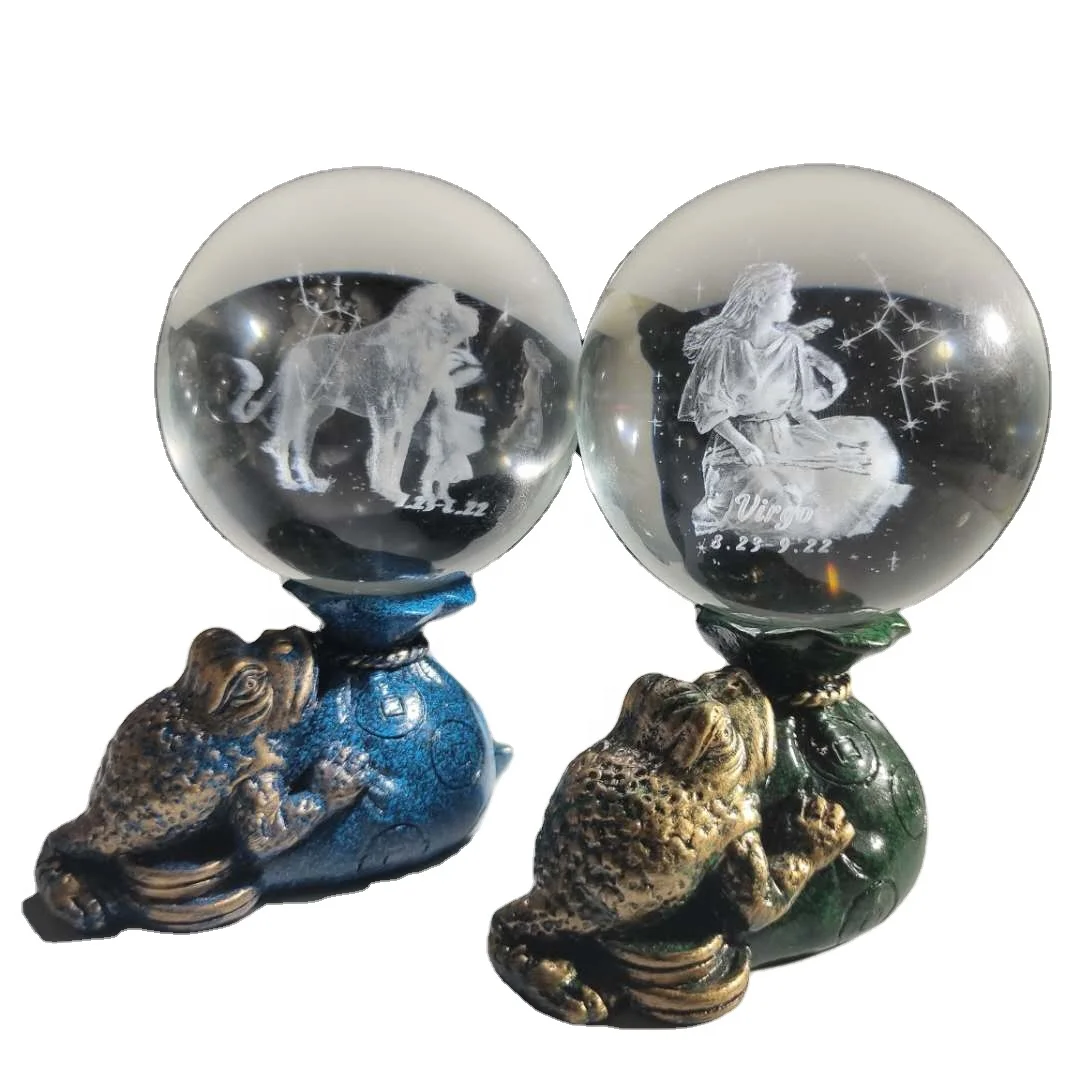 
Hot Sale High Quality Hand Carved Display Stand Base Artwork Jin Chan Toad Shaped Sphere Stand For Ball Decoration 