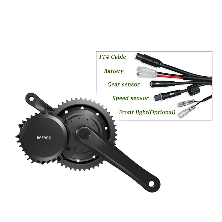 electric bike BBS02 BBS02B 48 volt ebike mid drive 500W moteur velo electrique bafang kit