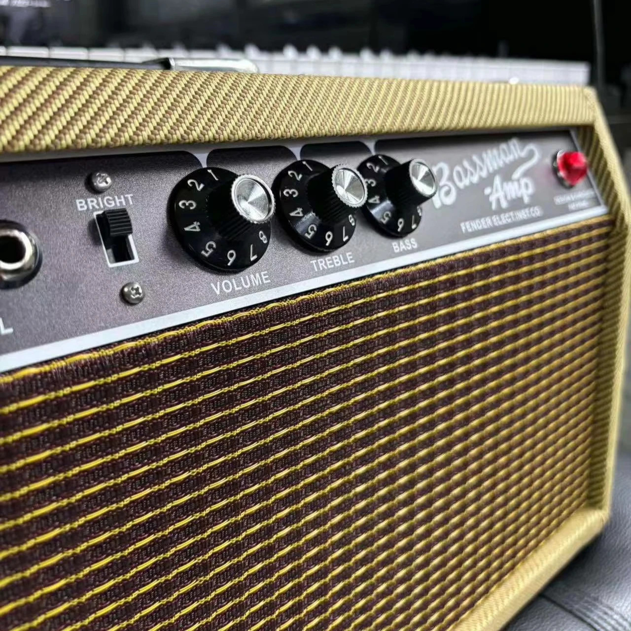 Custom Grand Bassman Reverb Handmade Boutique Tube Guitar Amplifier Head in Tweed Color Classic Blackface AA864