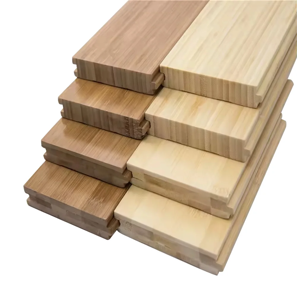 Multifunction carbonized natural 100% pure bamboo wood floor indoor solid bamboo flooring Outdoor Bamboo Flooring
