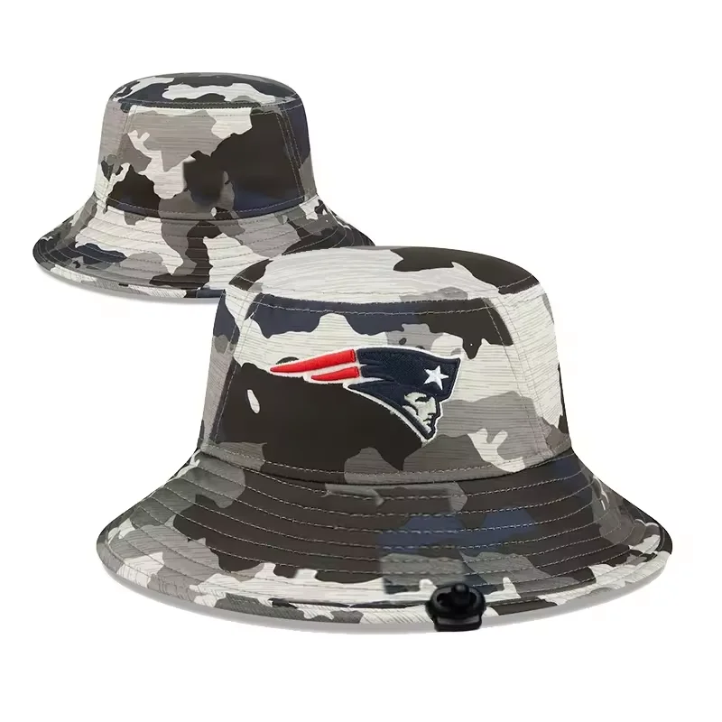 n F L newly designed 3D embroidered logo for male and female fans of hip hop bucket hat