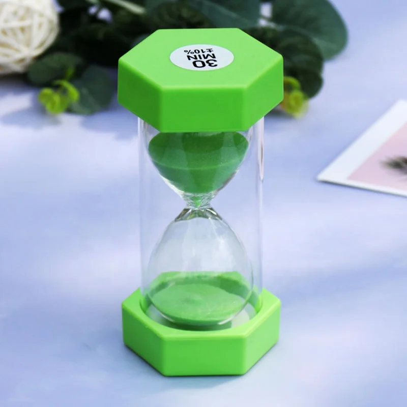 Education Classroom running time Plastic Hourglass Sand Timer sand clock hour glass sand timer
