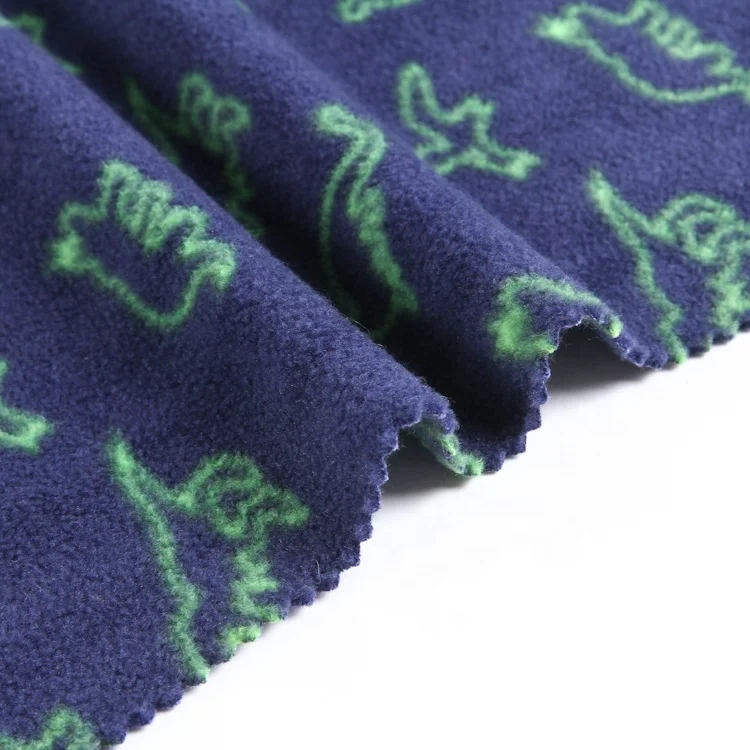 
The latest trends fast delivery 100% polyester printed cheap polar fleece fabric 