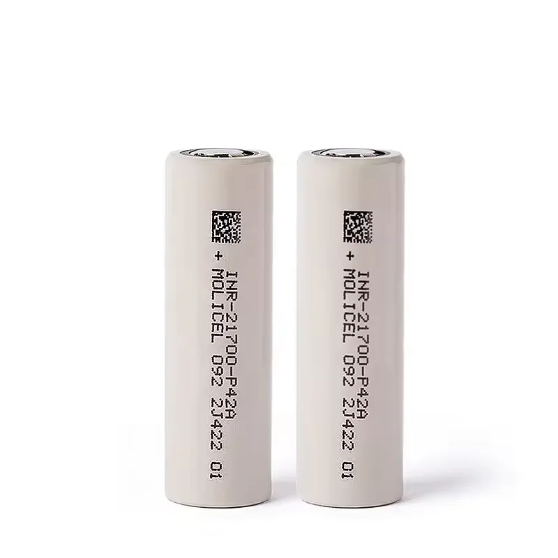Original Molicel 3.6V 21700 Molicell P42A 4200mAh Max 45A Discharge Support -40 Degree Celsius Low Temperature Discharge