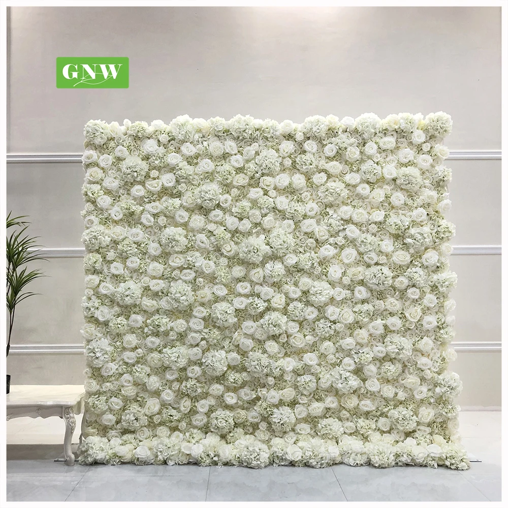 GNW FLW1707025 Easy to Hang up up Wedding Arrangement Flower Lattice Wall for Sale Decoration
