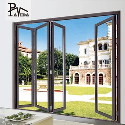 Australia standard bifold doors aluminium folding patio hurricane proof doors
