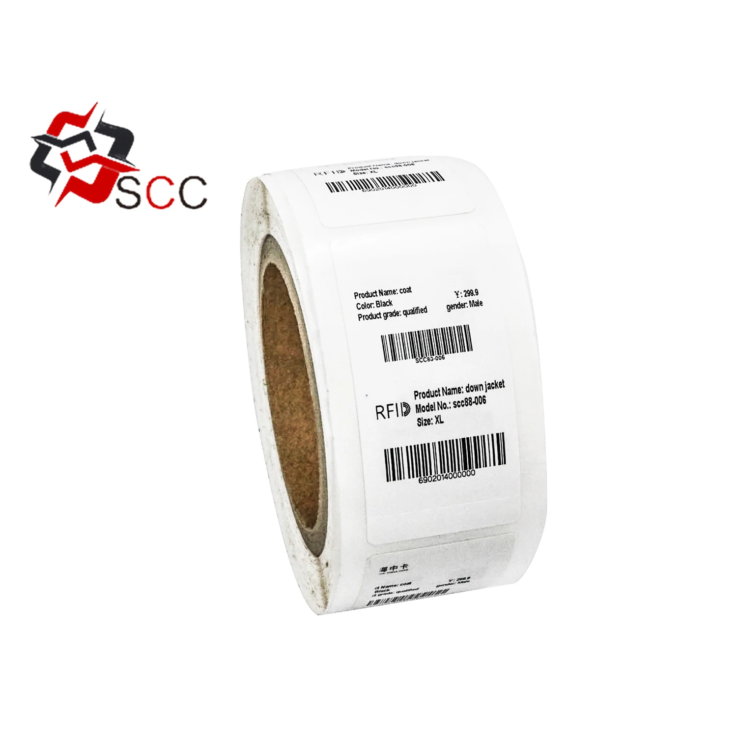 Пользовательский RFID-стикер для библиотеки 13,56 МГц, чип Fudan