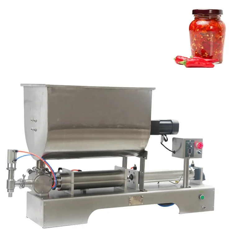 Manufacture Direct Sale Professional Sauce Filling Machines U-type Mixing Sauce Filling Liquid Machine