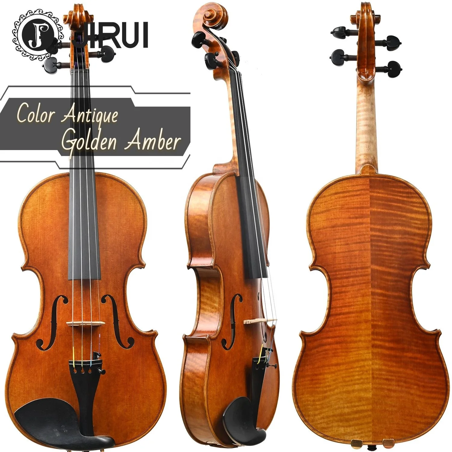 Handmade Professional 4/4 Violin Top Selling Advanced Flamed Maple with Spruce Face Nice Violin for Performance Intermediate B