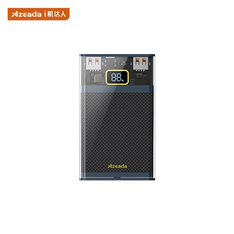 AZEADA 10000mah Power Bank Portable Charger Powerbank 10000 Mah Powerbank Led External Battery For Phone