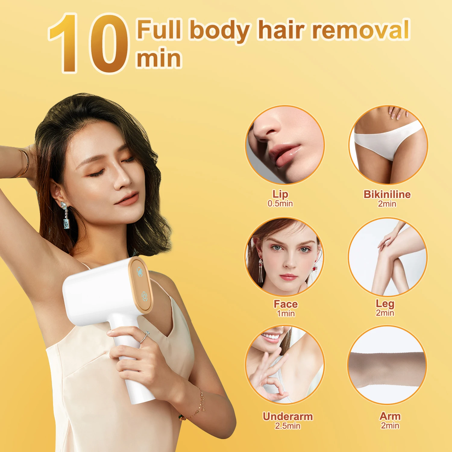 Private Label Home Use Beauty Intense Pulsed Light Portable IPL Hair Removal Device Professional Ice Cool Laser IPL Hair Removal