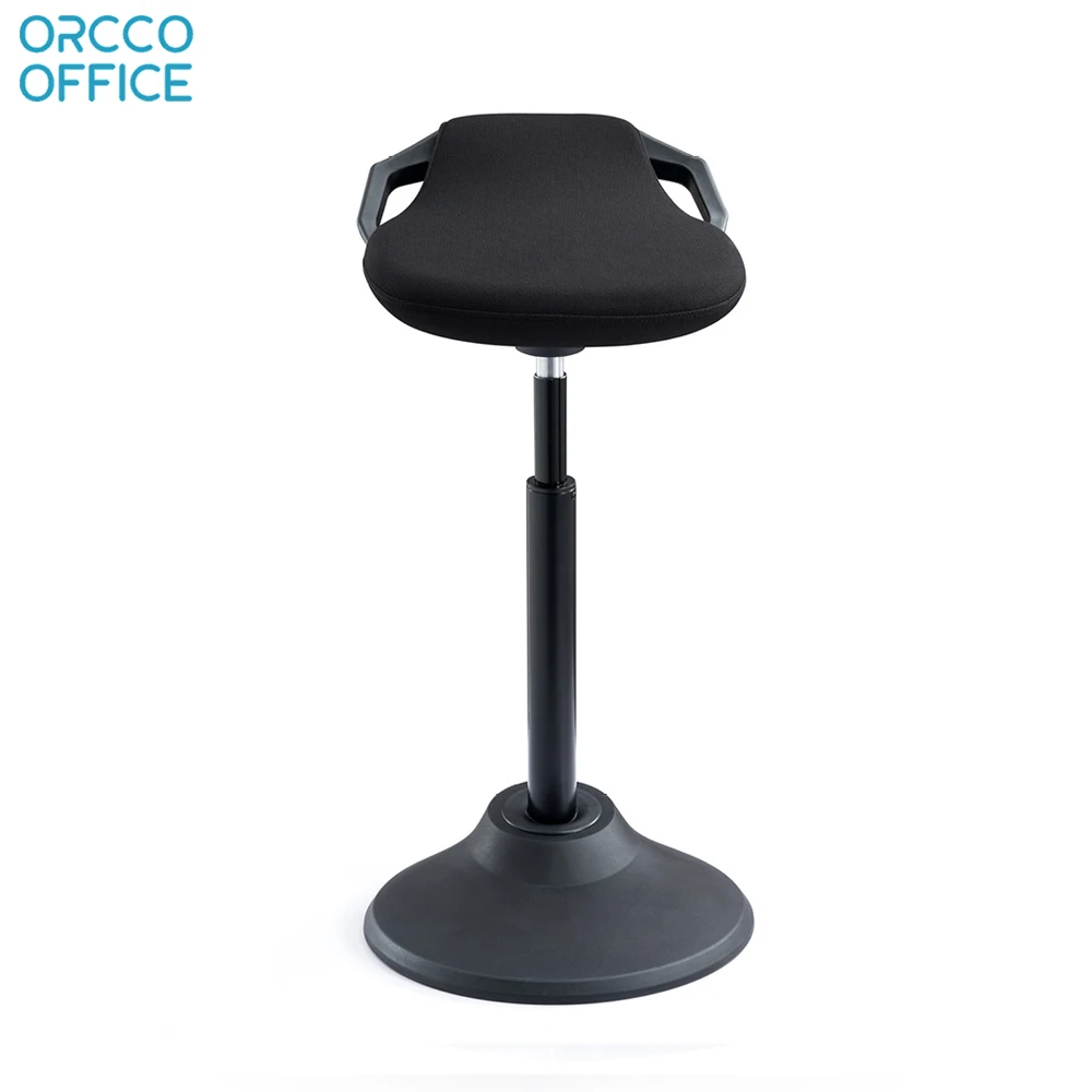 65-84CM Ergonomic Standing Desk Height Adjustable Pneumatic Backless Seats Adjustable Office Wobble Stool Chair