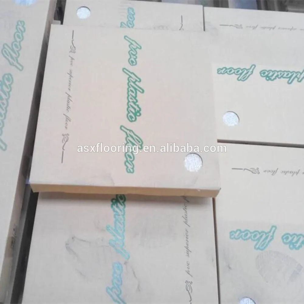 
Customized base back Semi-flexible vinyl tiles/Plastic flooring indoor usage 