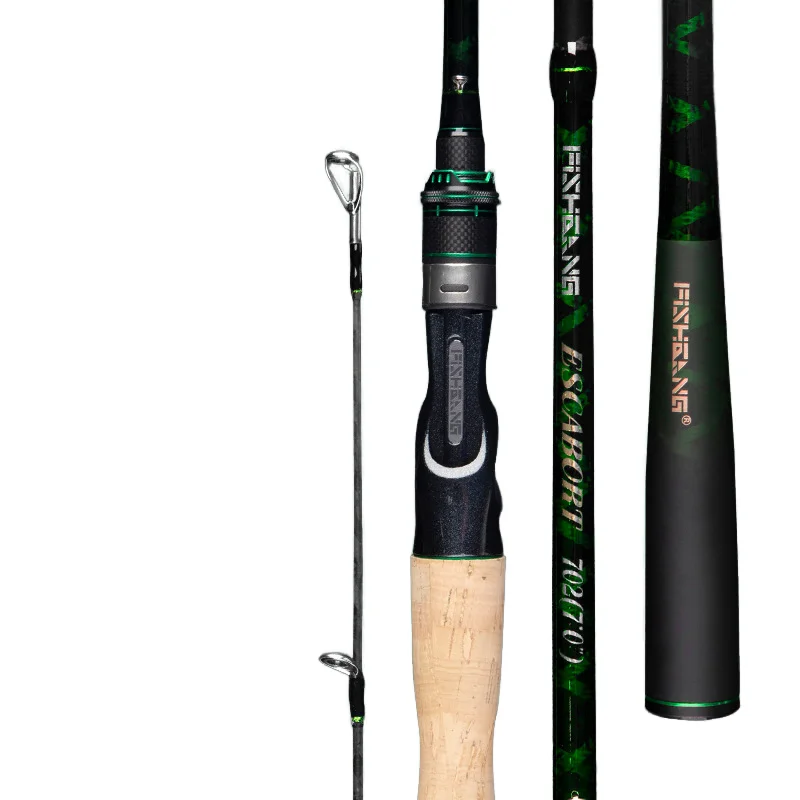ML carbon adjustment integrated grip fishing rod straight handle bass long casting rod lure rod wholesale