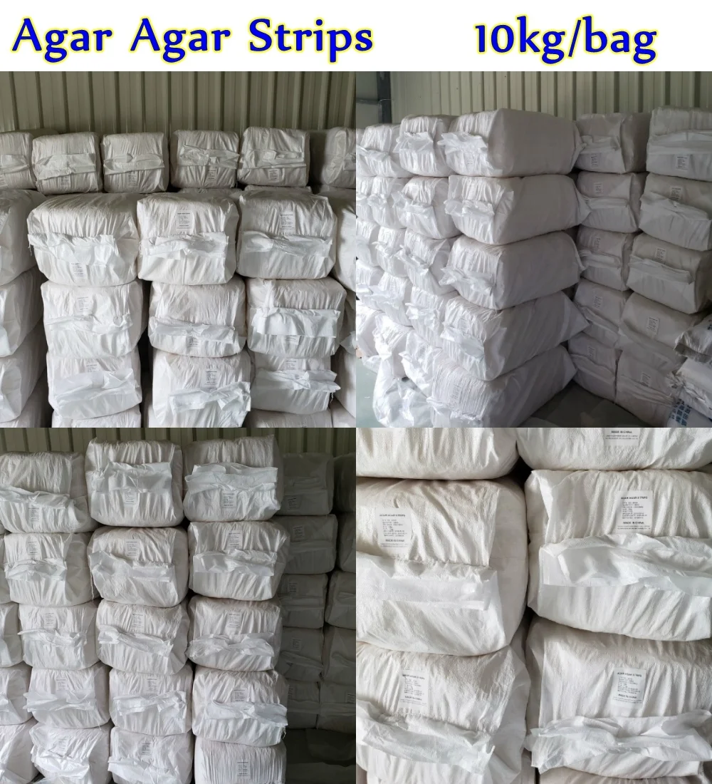 
China manufacturer hot selling agar agar strips / powder at best factory prices 