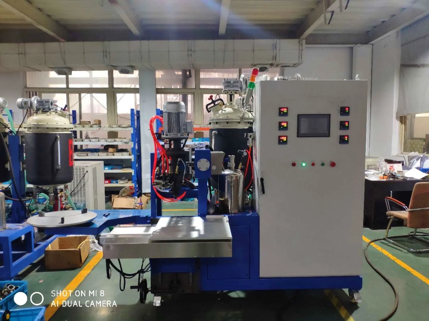 Automatic Polyurethane PU Air Filter Gasket Casting Making Machine