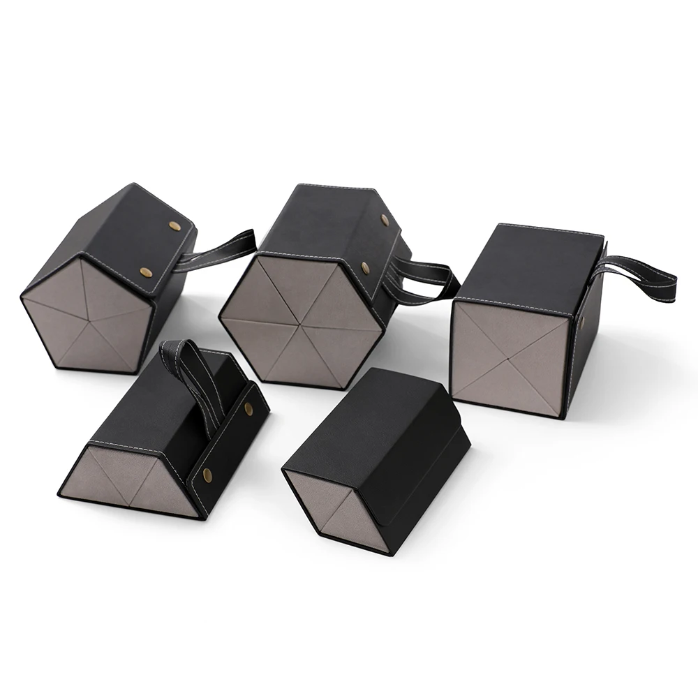 2/3/4/5/6 Slot Pu Eyewear Holder Eyeglass Case Organizer Glasses Display Storage Box Foldable Travel Sunglasses Case