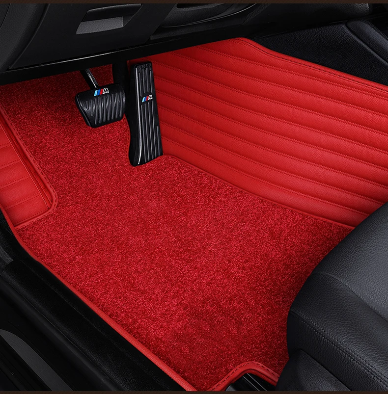 Special design 3d 5d artificial pu leather car floor mats for lexus tesla model 3 honda city camry 2015 nissan d21