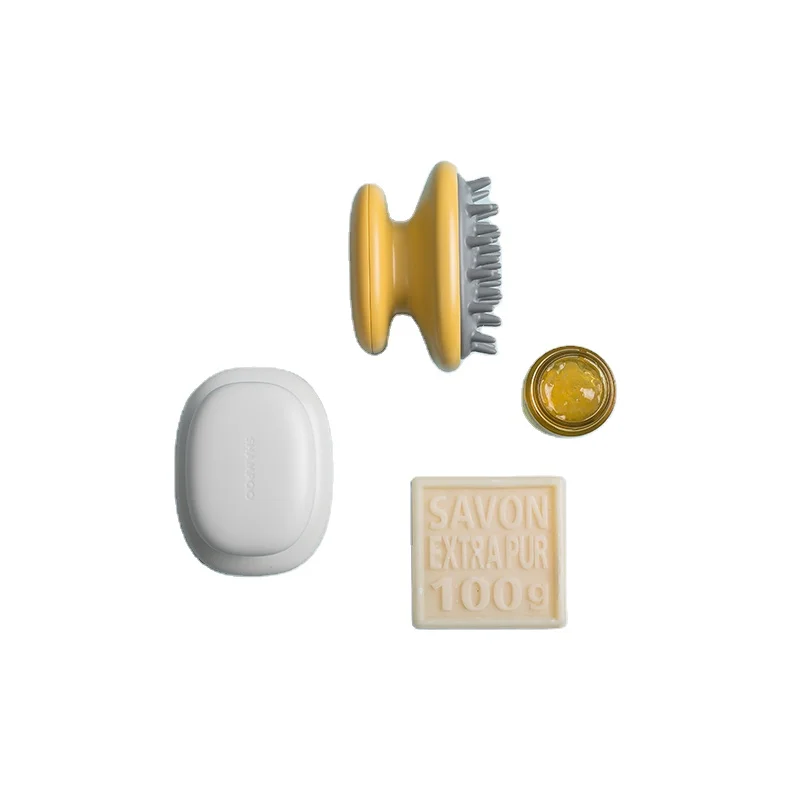 Оптовая продажа силиконовая щетка для шампуня массажная расческа волос кожи