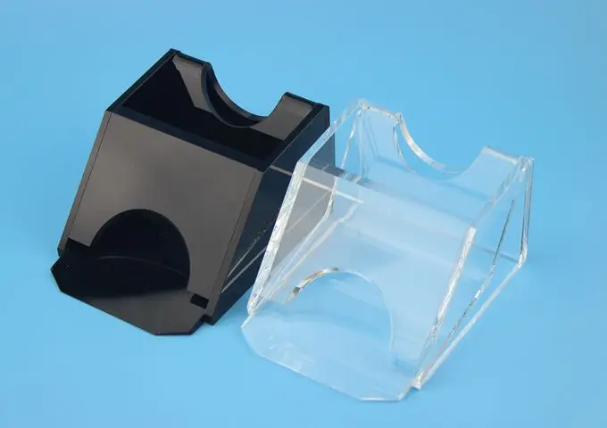 Casino quality  Baccarat Clear one deck Acrylic Poker Card Holder Dealer Shoe