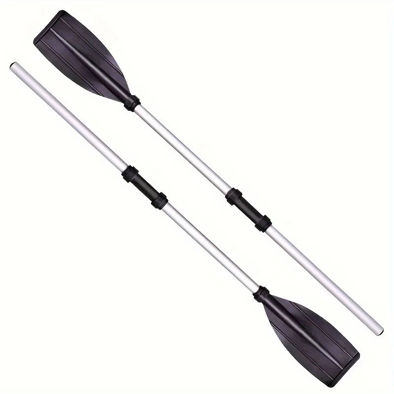 Custom Adjustable Retractable Black Aluminum Alloy Oars Kayak Boat Paddle Inflatable Boat Paddle