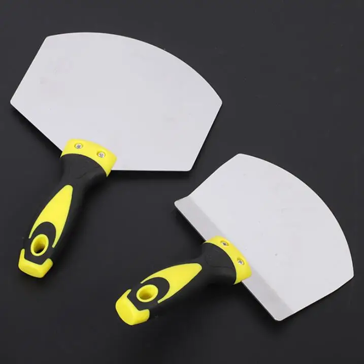 Tool Scoop Scraper Fit Round Bucket Shape for Drywall Mud Compound Stucco Coating