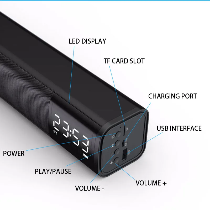 Новое поступление, креативный Hifi мини сабвуфер, беспроводной динамик, акустическая система для домашнего кинотеатра, Саундбар