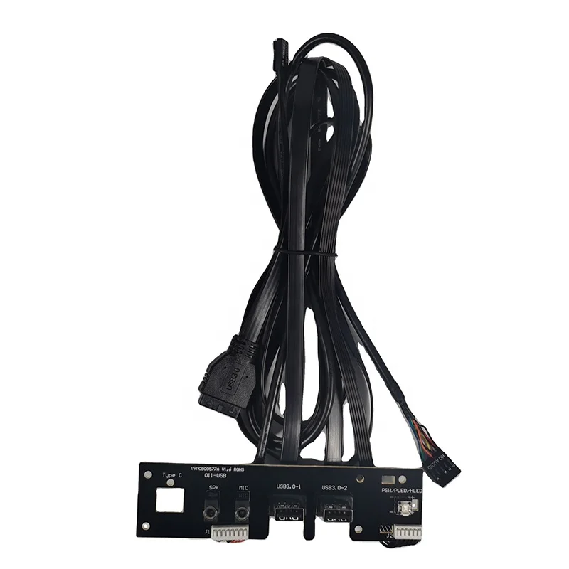 OEM PC материнский Кабель Usb 3 0 + c HD аудио порты i/o плата и с внутренним кабелем типа